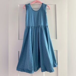 Alice and Ames Size 7 Blue polka Dot Dress
